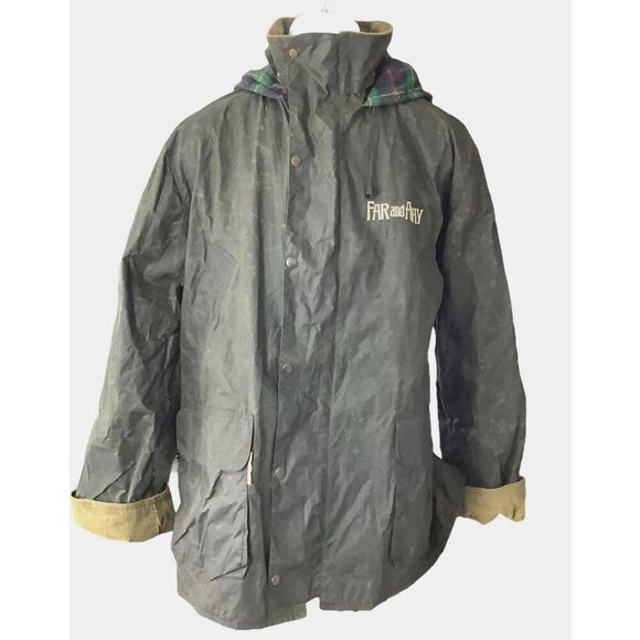 VTG FAR AND AWAY Cast Crew Gift Irish Waxed Utility Jacket GLANDORE Tom Cruise M - Picture 3 of 11